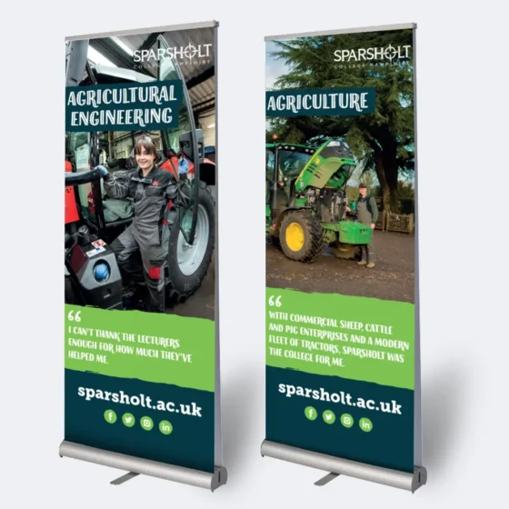 Roll Up Banner Dimensions, Sizes and Weights 13 Economy Double Sided Roller Banner Print Example