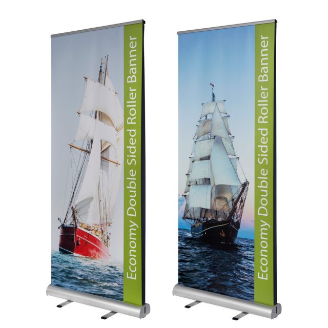 Economy Double Sided Roller Banner