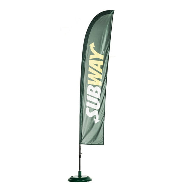 Subway blade feather flag