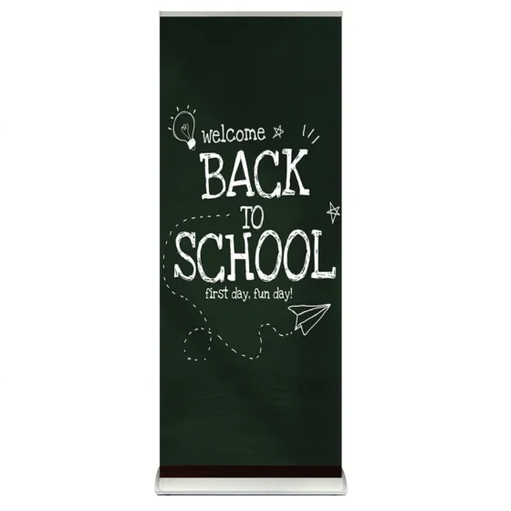 premium back to school roller banner
