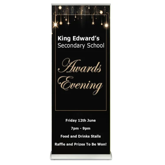 King Edward's School Awards Evening roller banner