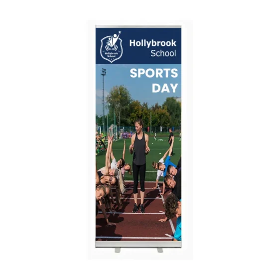 Sports day roller banner