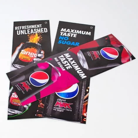 Magnetic signs with pepsi design