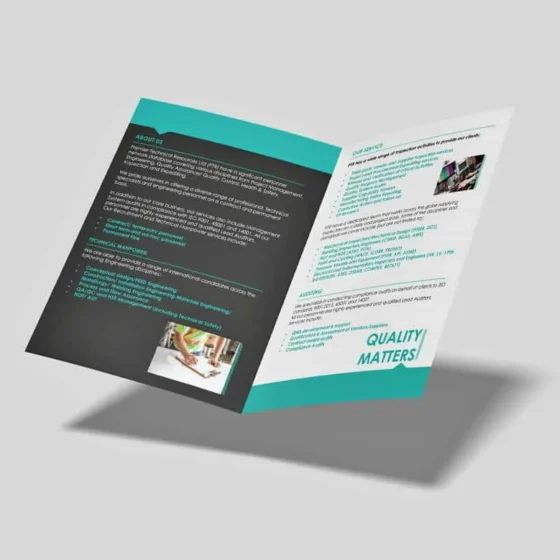 Bi fold leaflet